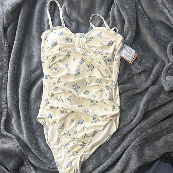 Floral One-Piece Swimsuit - Picture 2 of 5